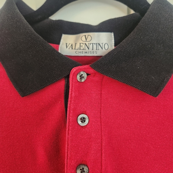 Vintage Valentino Long Sleeve Collar Shirt - Picture 2 of 3